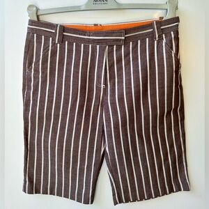 EUC Tory Burch Striped Cotton shorts, size 6